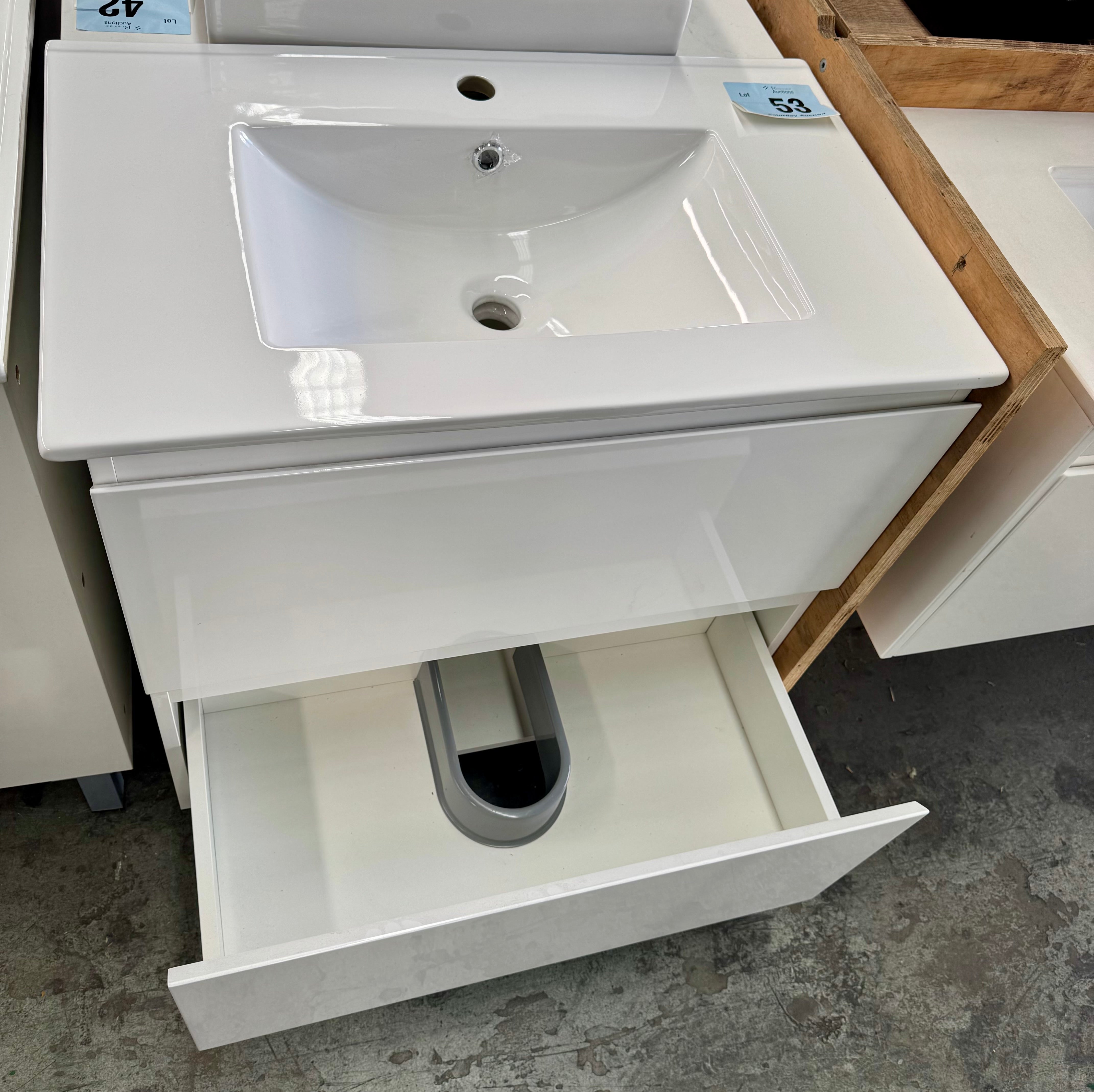 750mm Mirage 2 drawer freestanding vanity (Pick up only)