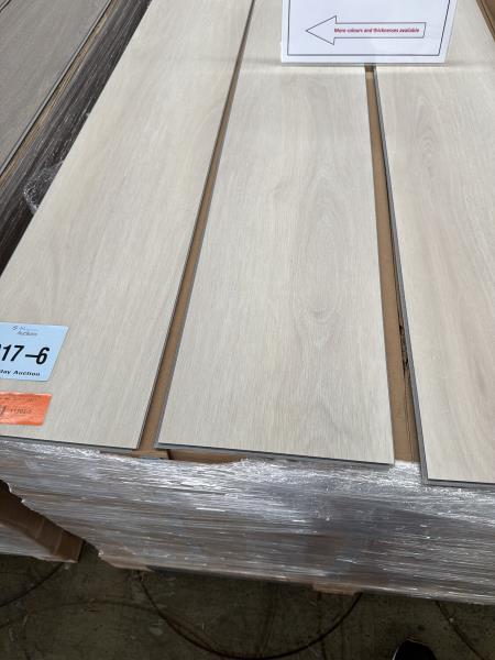 1500x230x8mm Almond White Hybrid Flooring $34.50 sqm