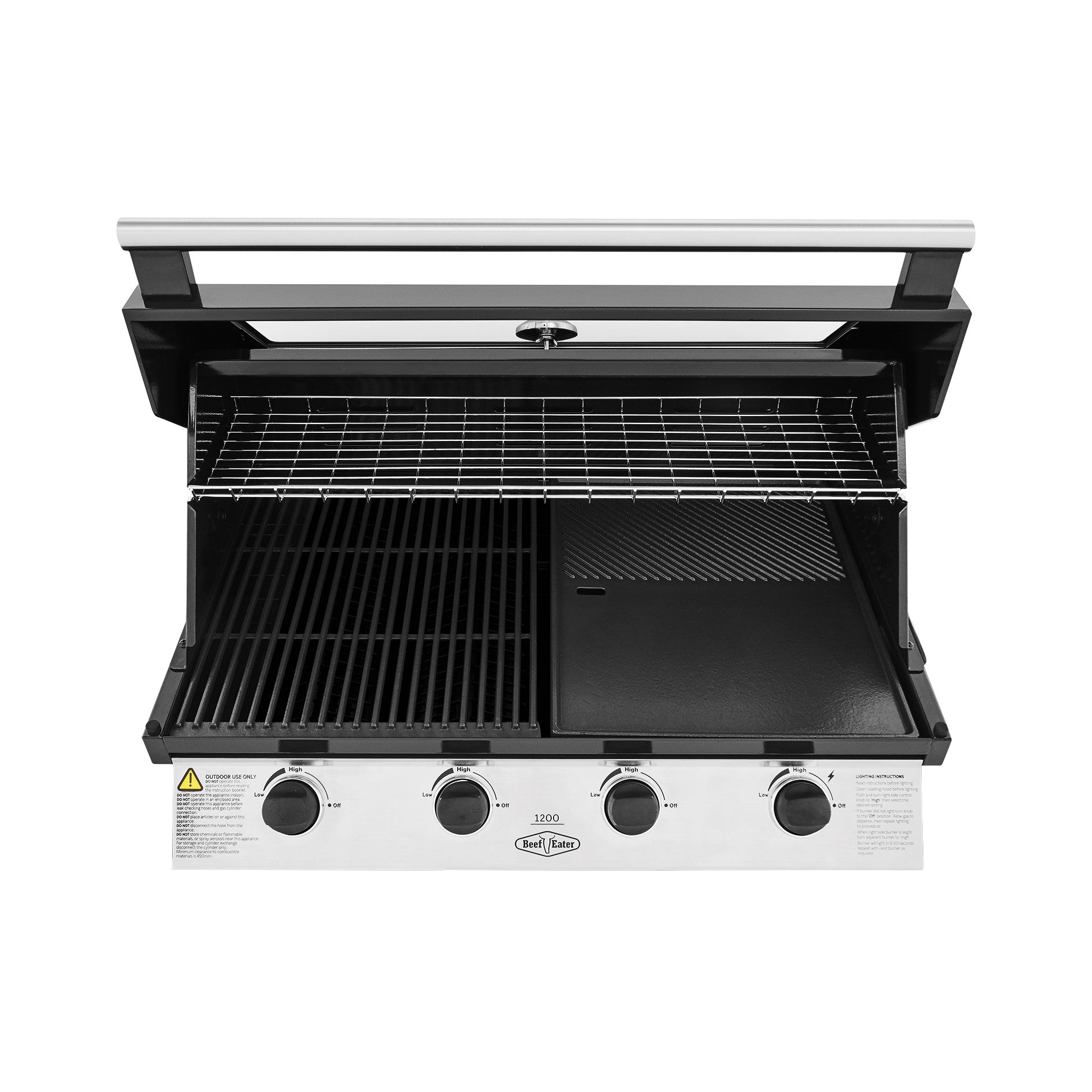 Beefeater 1200 Series Black Enamel 4-Burner BBQ BBG1240BB