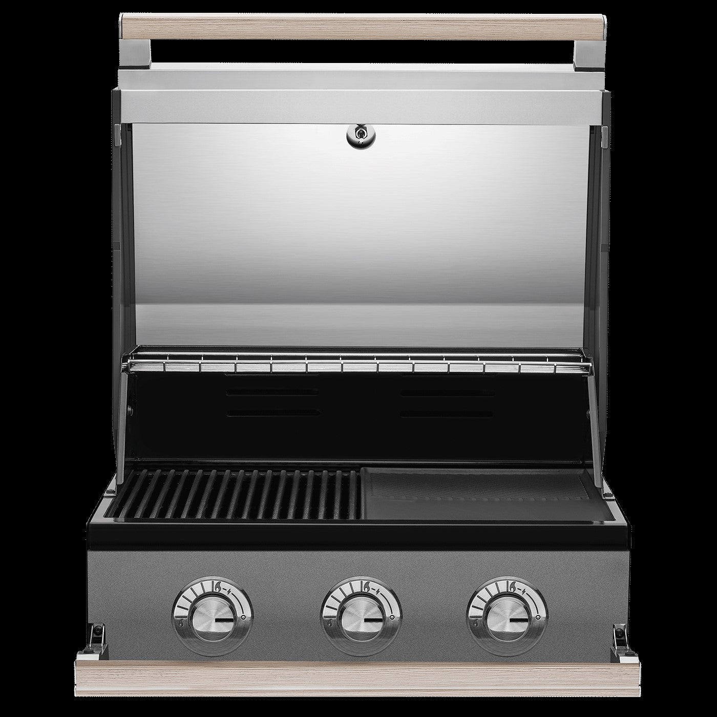 Beefeater 1500 Series Grey Enamel 3 Burner Built-In BBQ BDB1530GA (Pick up only)