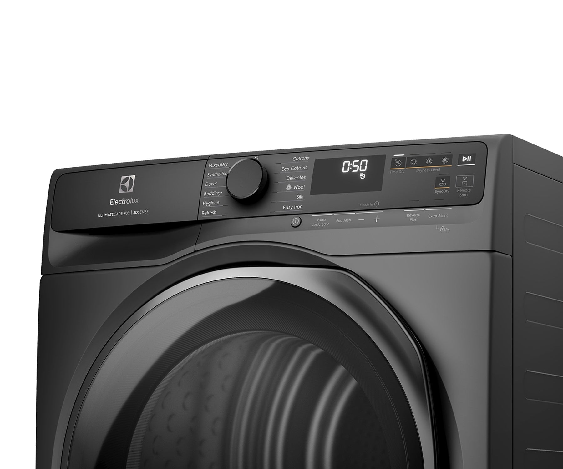 Electrolux UltimateCare 700 Dark Onyx 9kg Heat Pump Dryer EDH903R7SC