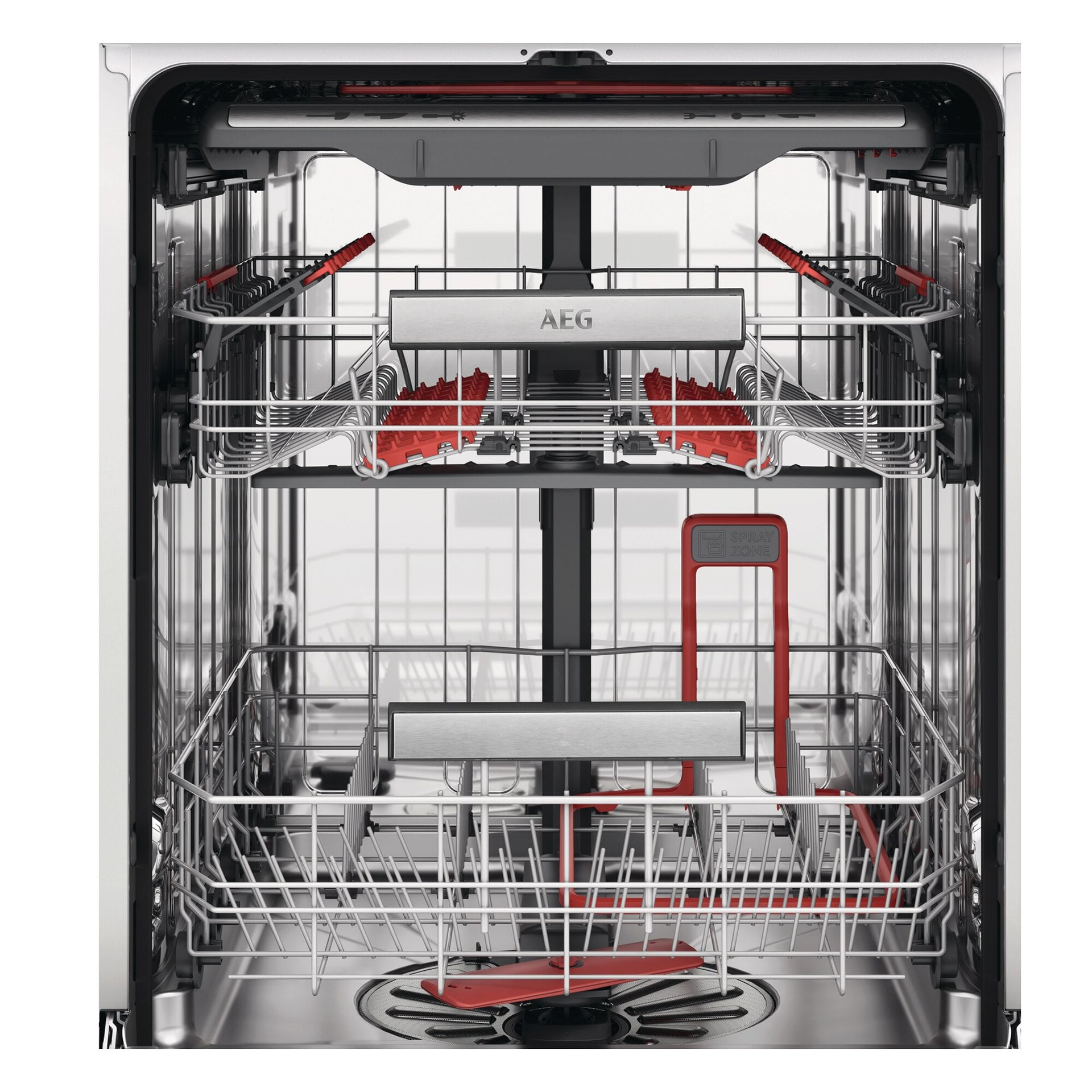 AEG 600mm built-under matte black dishwasher FUF7590SMB
