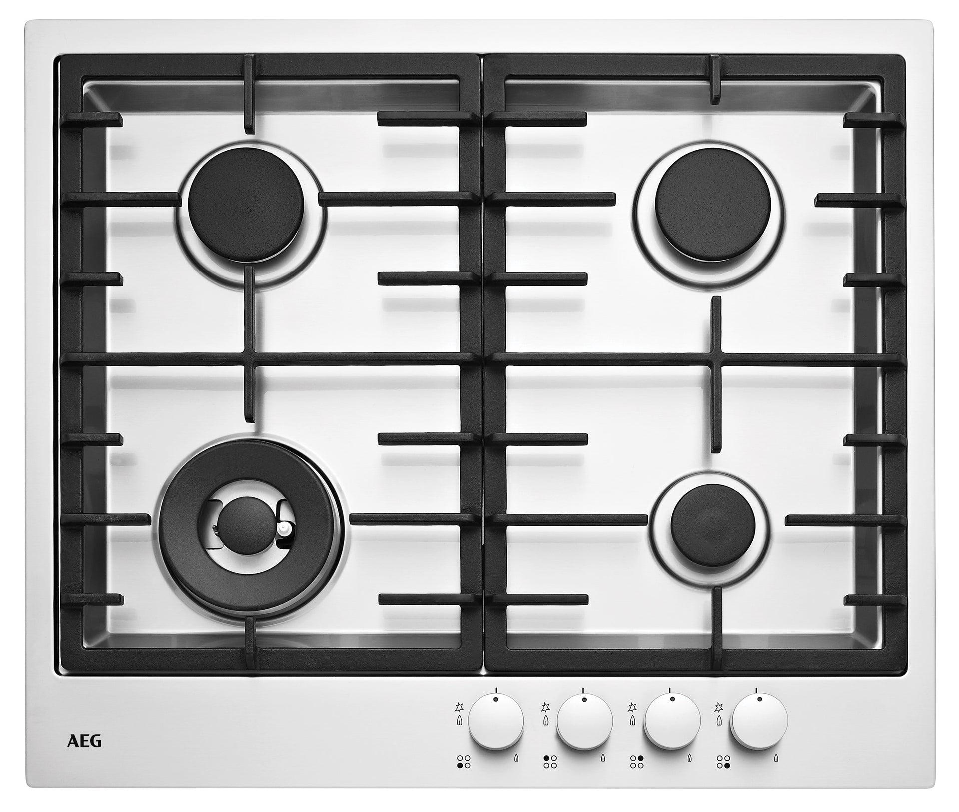 AEG 600mm 4 burner Natural gas cooktop HG60FX-M