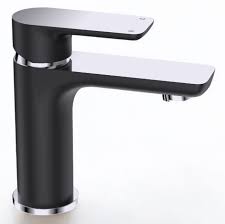 Harmony Bassini Black/Chrome Basin Mixer (Pick up only)