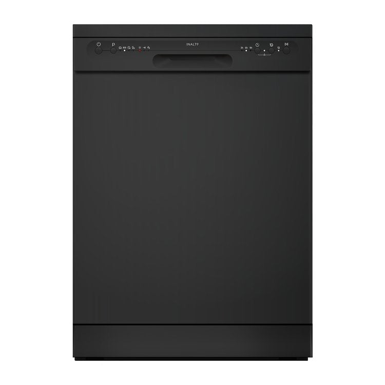 InAlto 600mm Black stainless steel dishwasher IDW604BX