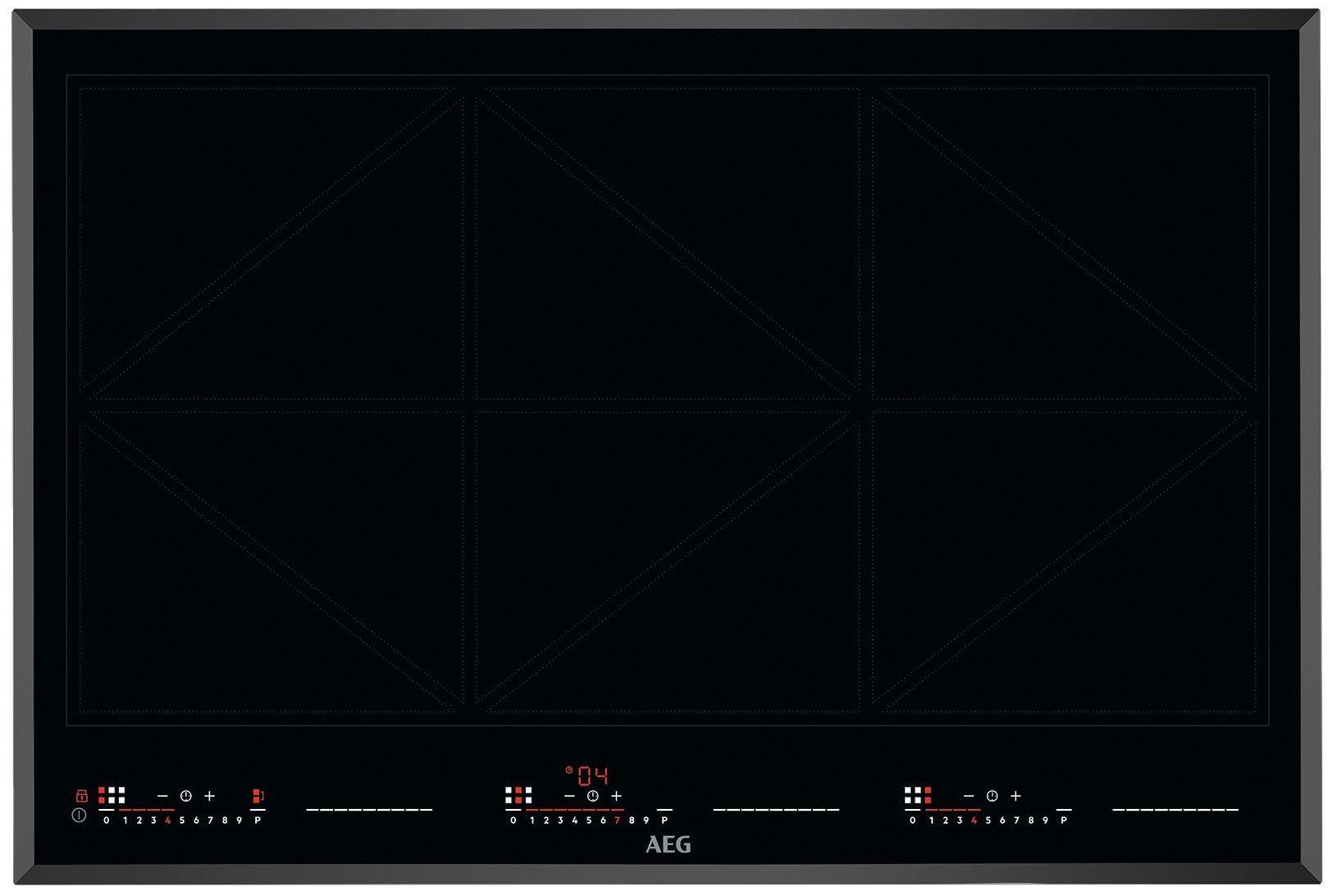 AEG 800mm induction cooktop IKK86681FB (Pick up only)