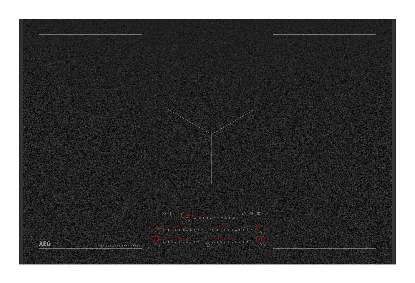 AEG 800mm Matte Black 5 Zone Induction Cooktop NIK85M00AZ (Pick up only)