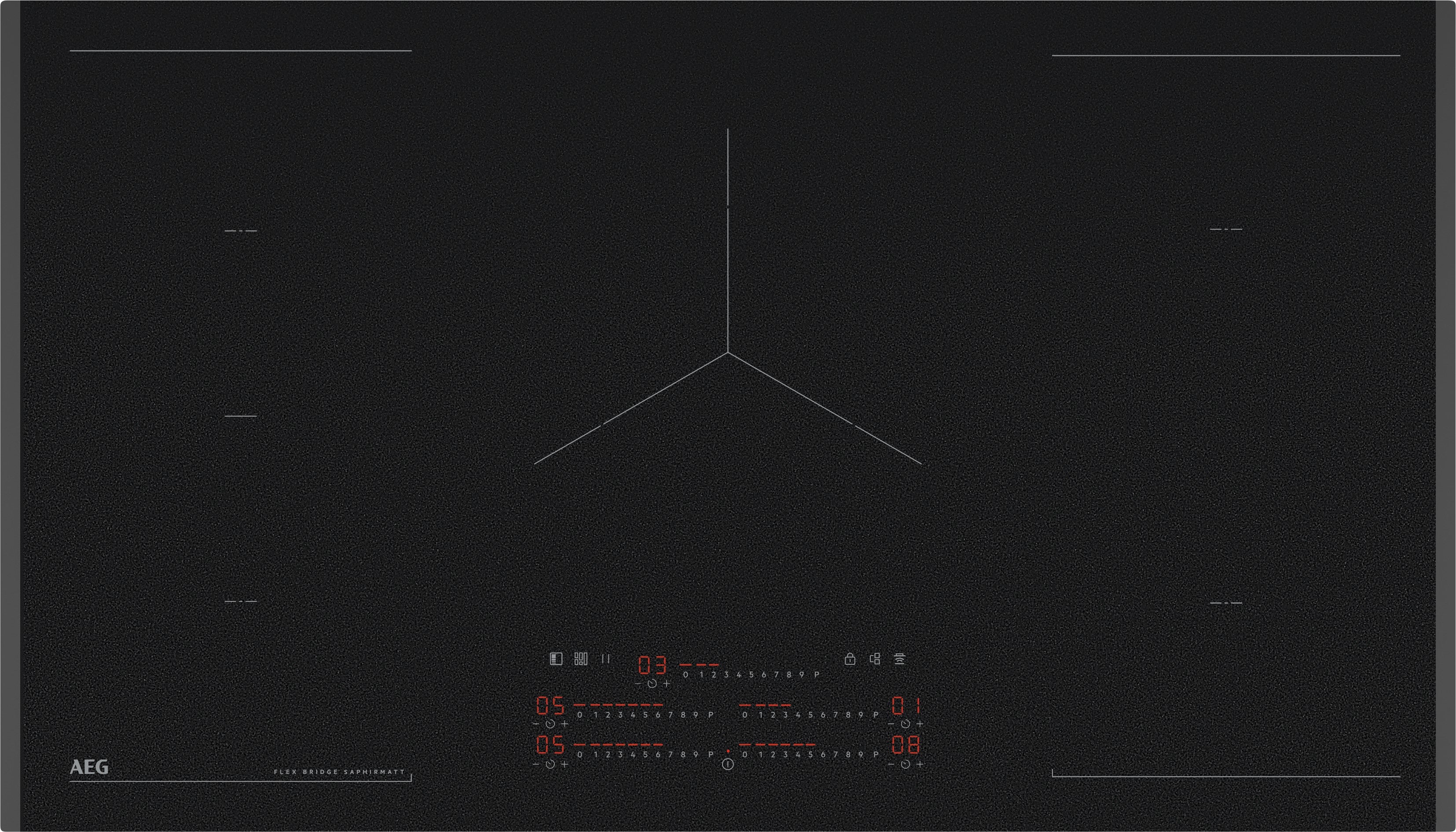 AEG 5 zone induction cooktop NIK95I00FZ (Pick up only)