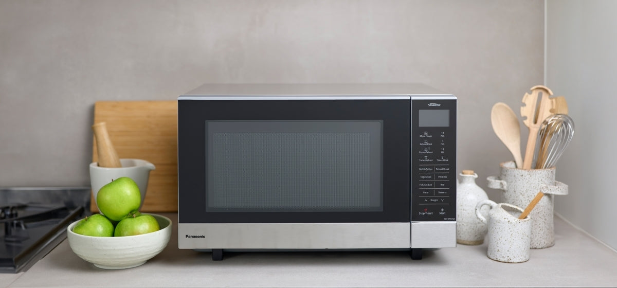Panasonic Stainless Steel Flatbed inverter Microwave NN-SF57QS