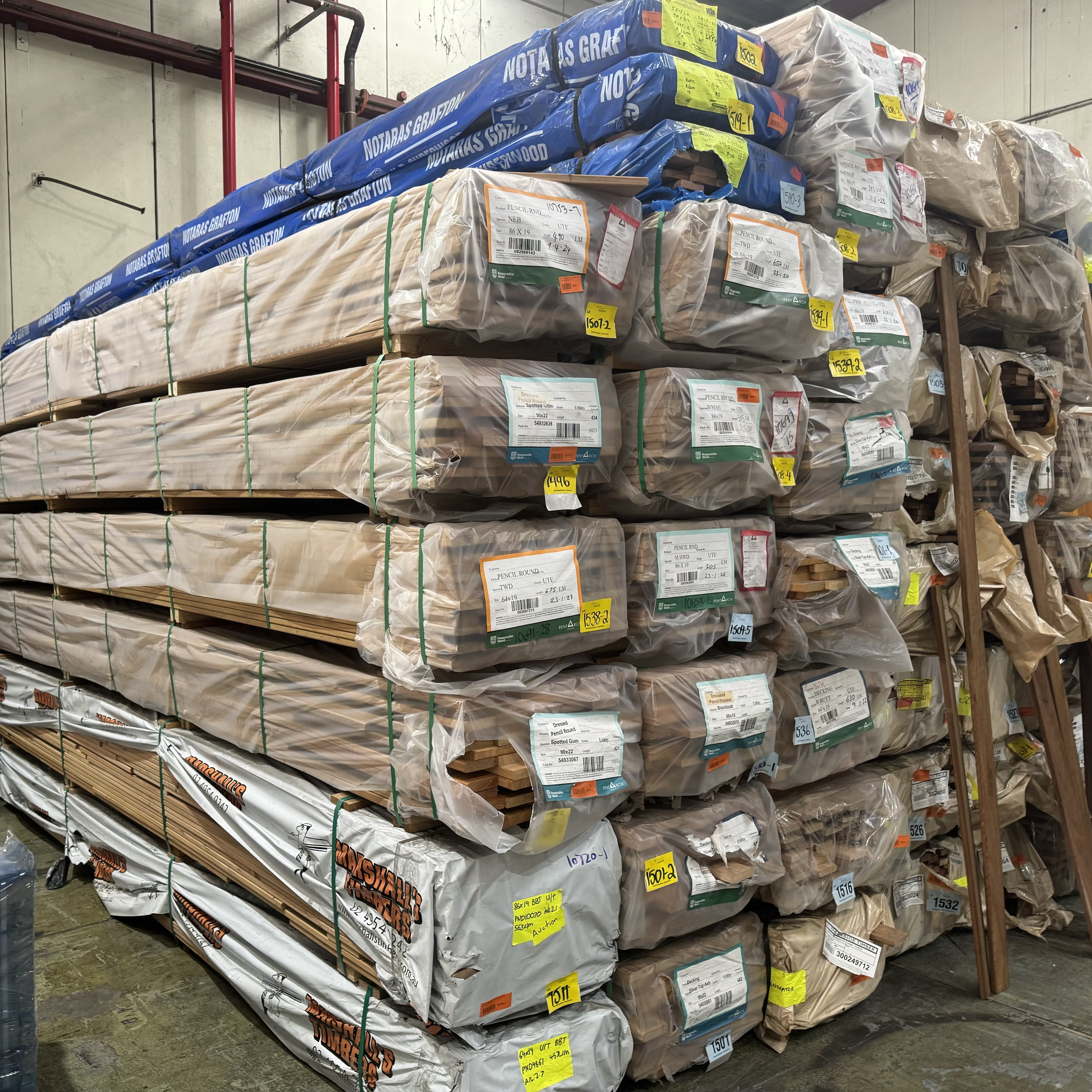 130x19 Blackbutt Utility grade decking $6.55LM (Pick up only)