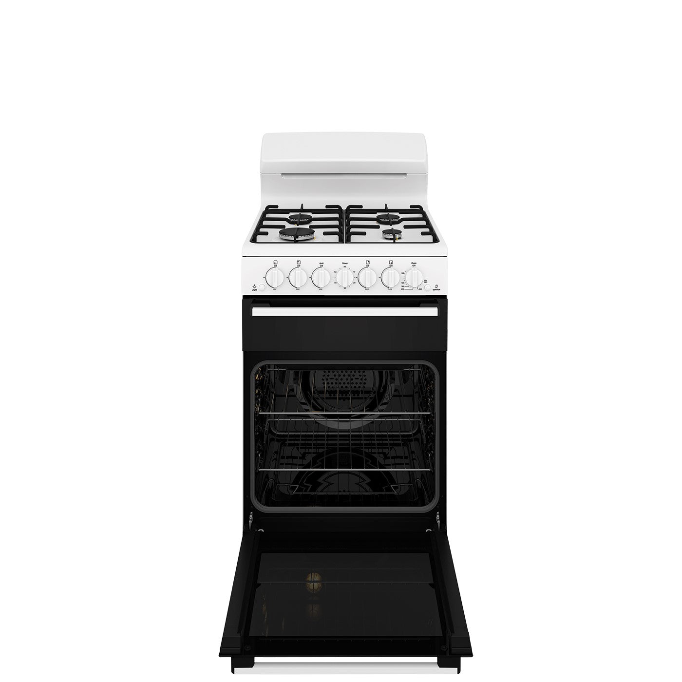 Westinghouse 540mm Natural Gas Freestanding cooker WLG510WCANG (Pick up only)