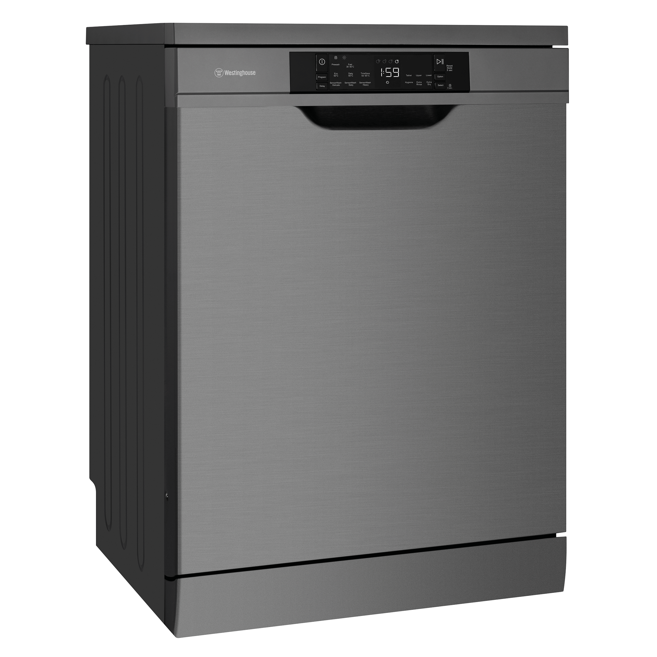 Westinghouse 600mm Freestanding Dark Stainless Dishwasher WSF6608KXA (Pick up only)