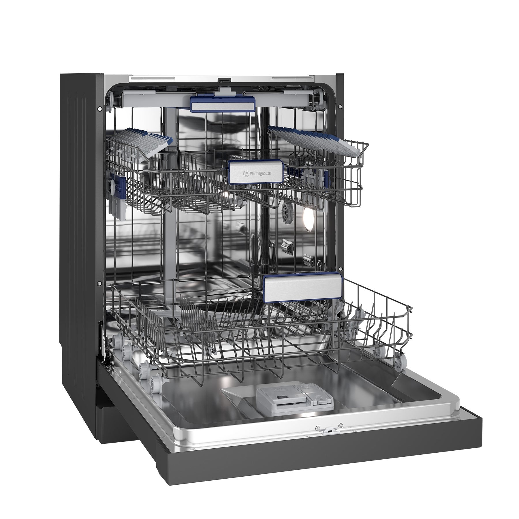 Westinghouse 600mm dark stainless built-under dishwasher WSU6608KXB (Pick up only)