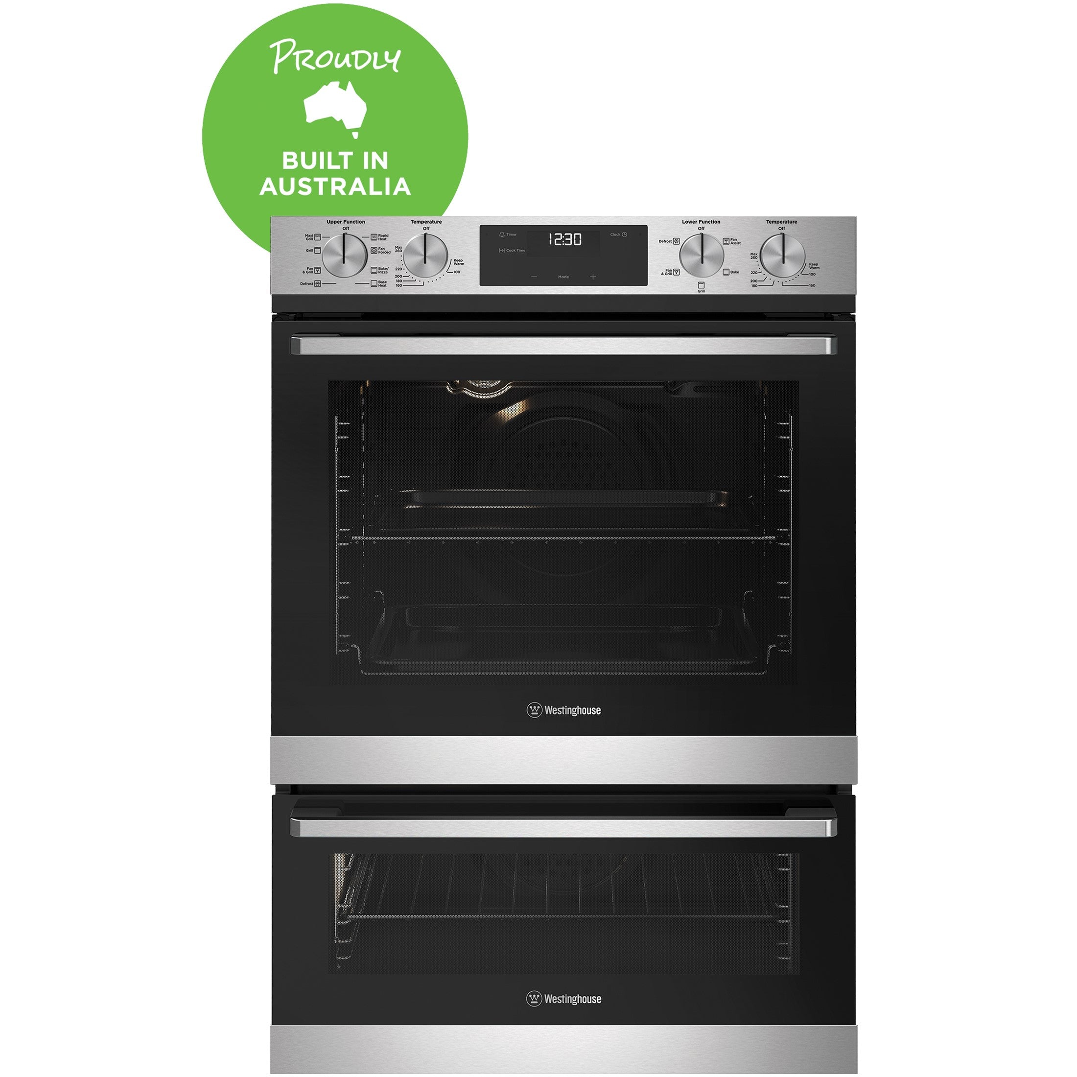 Westinghouse 600mm Multi‑Function Electric Duo Oven WVE6525SD (Pick up only)