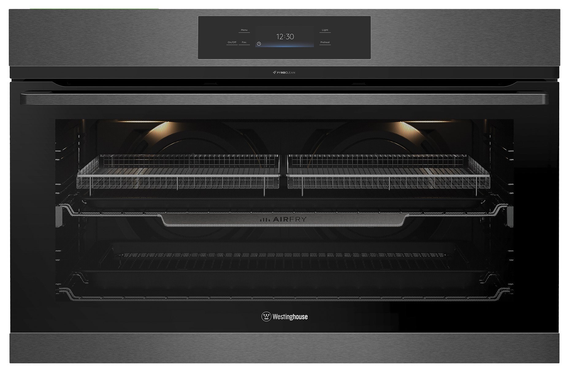 Westinghouse 900mm Multi-Function Dark Stainless Steel PyroClean Oven WVEP9917DD (Pick up only)