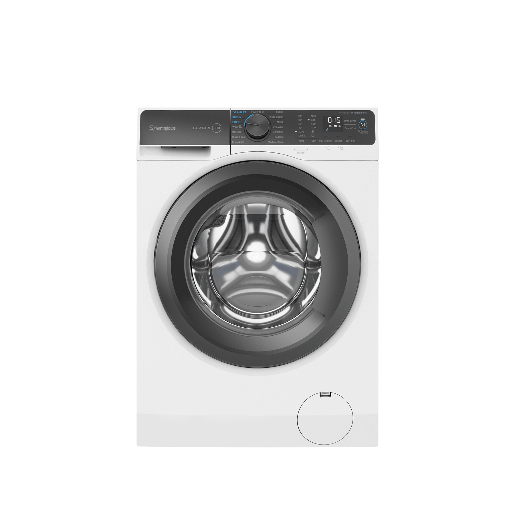 Westinghouse 8kg front load washing machine WWF8024M5WA