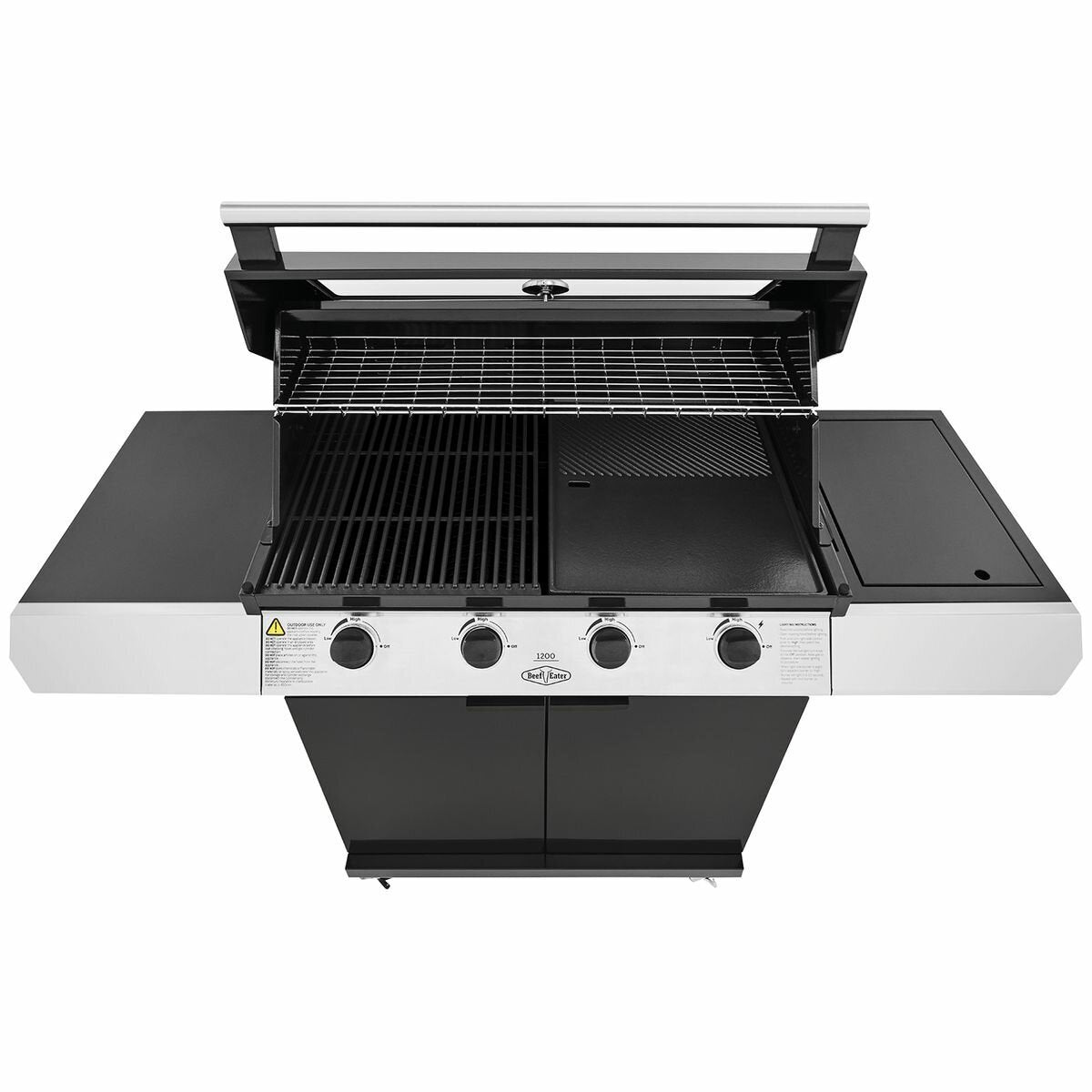 Beefeater 1200 Series 4 Burner BBQ with black trolley BBG1240BB (Pick up only)