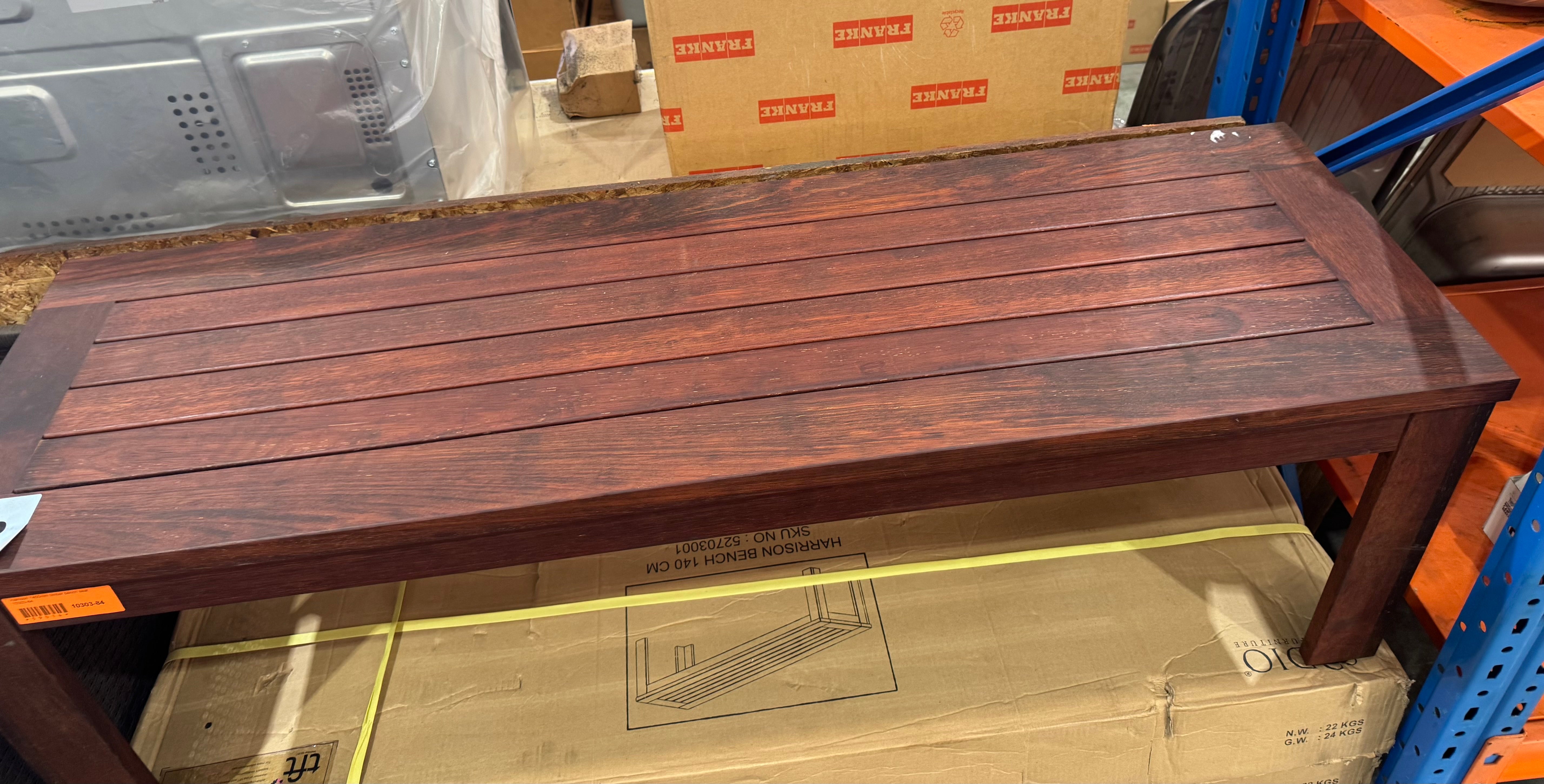 Harrison 1400mm Timber Bench Seat (Pick up only)