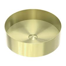Nero Opal Brushed Gold round Basin (Pick up only)