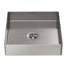 Opal Brushed Nickel Square Basin (Pick up only)