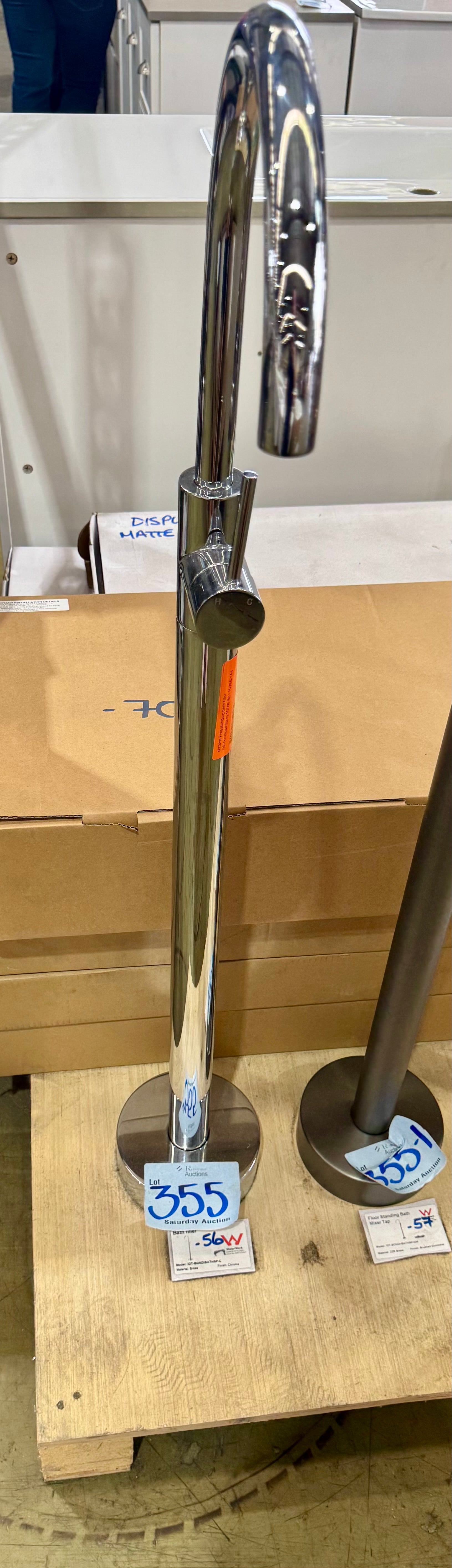 Industrie Bondi Chrome freestanding bath tap (Pick up only).