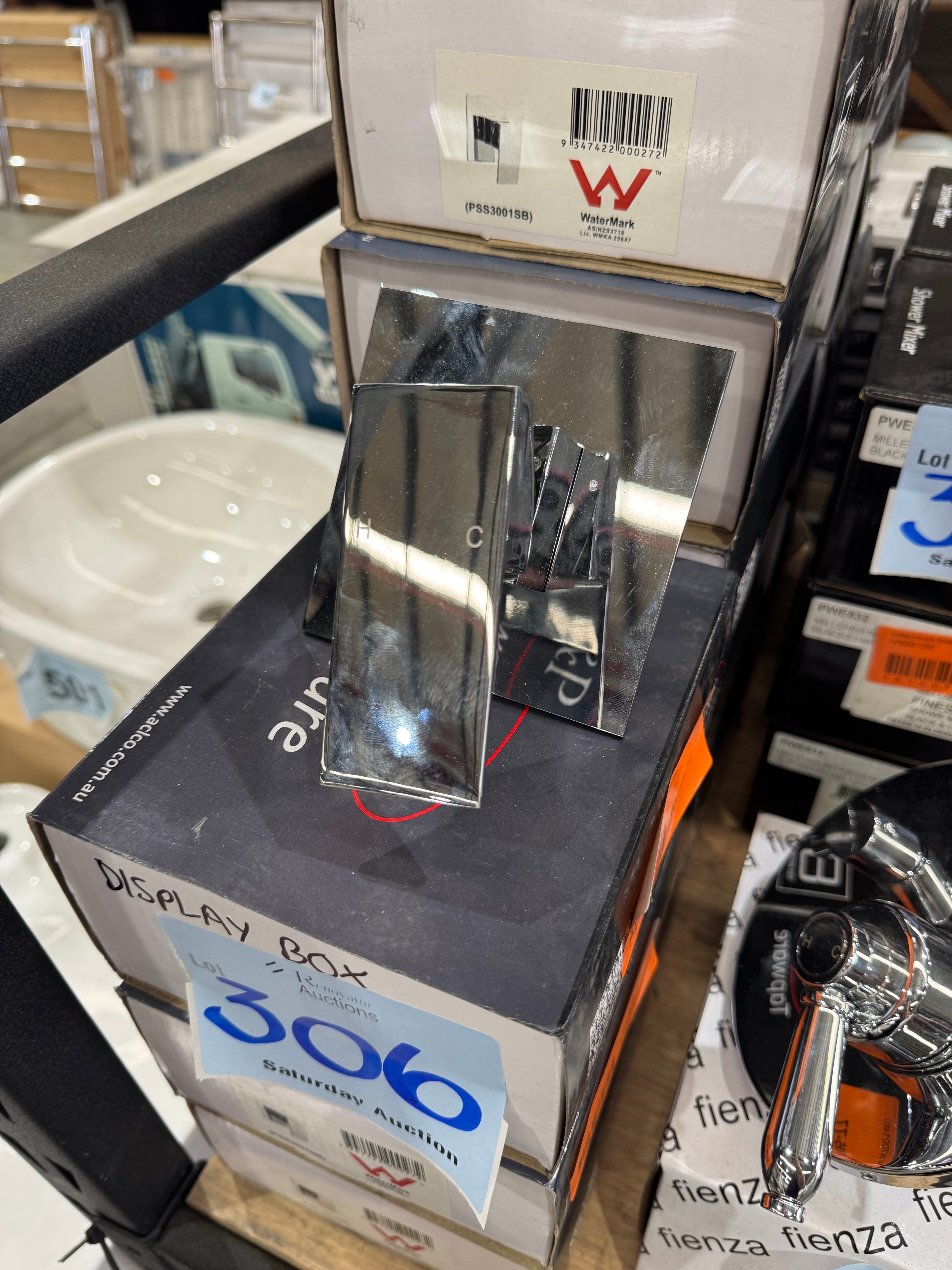 ACL Rosa Chrome Square wall mixer (Pick up only).