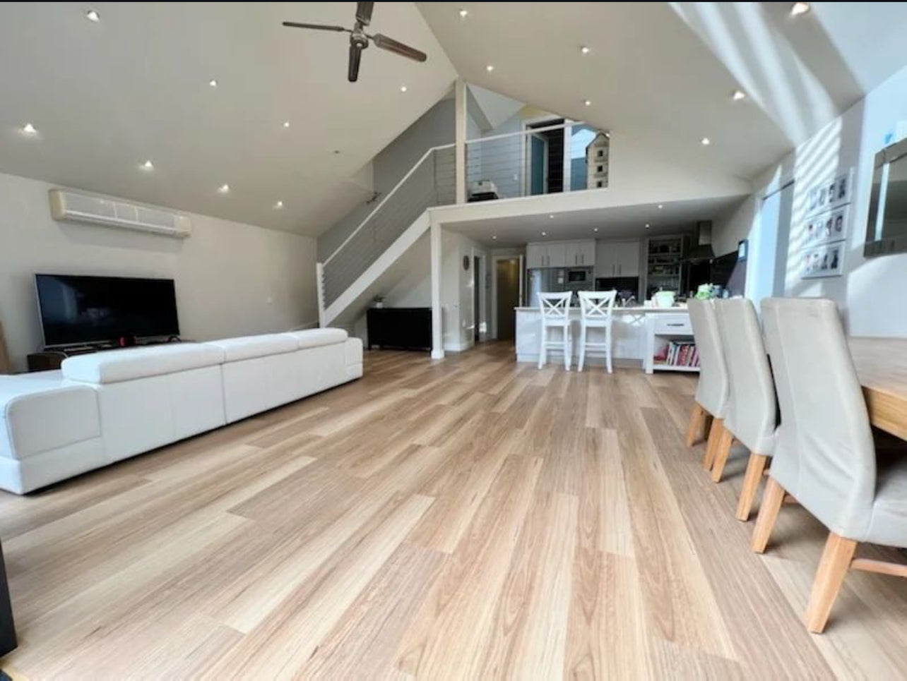 1540 x 182 x 6.5mm Coastal Blackbutt Hybrid Flooring $27sqm (Pick up only)