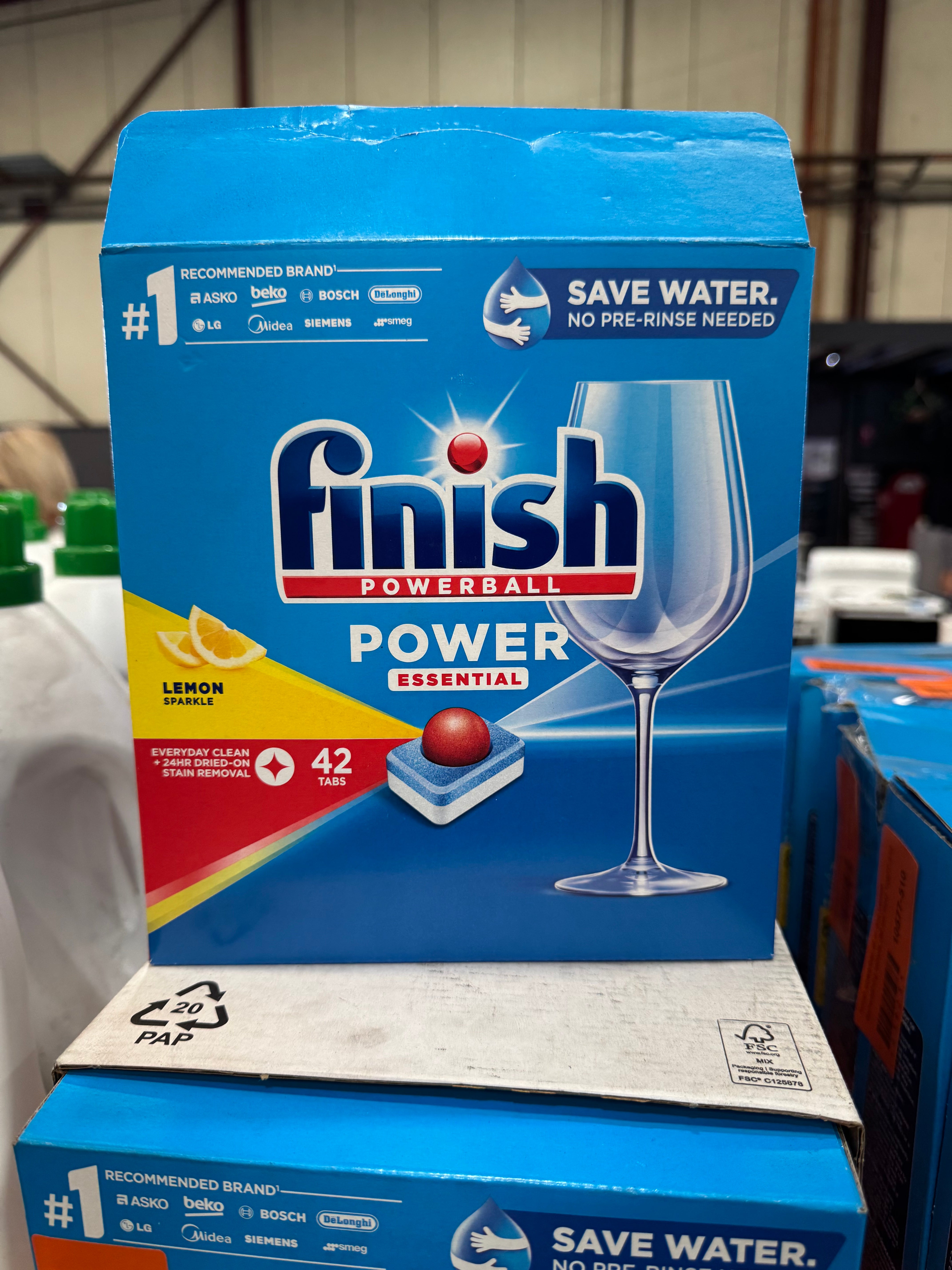 42 piece Finish Powerball Dishwashing Tablets Lemon Sparkle (Pick up only)