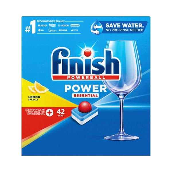 42 piece Finish Powerball Dishwashing Tablets Lemon Sparkle (Pick up only)