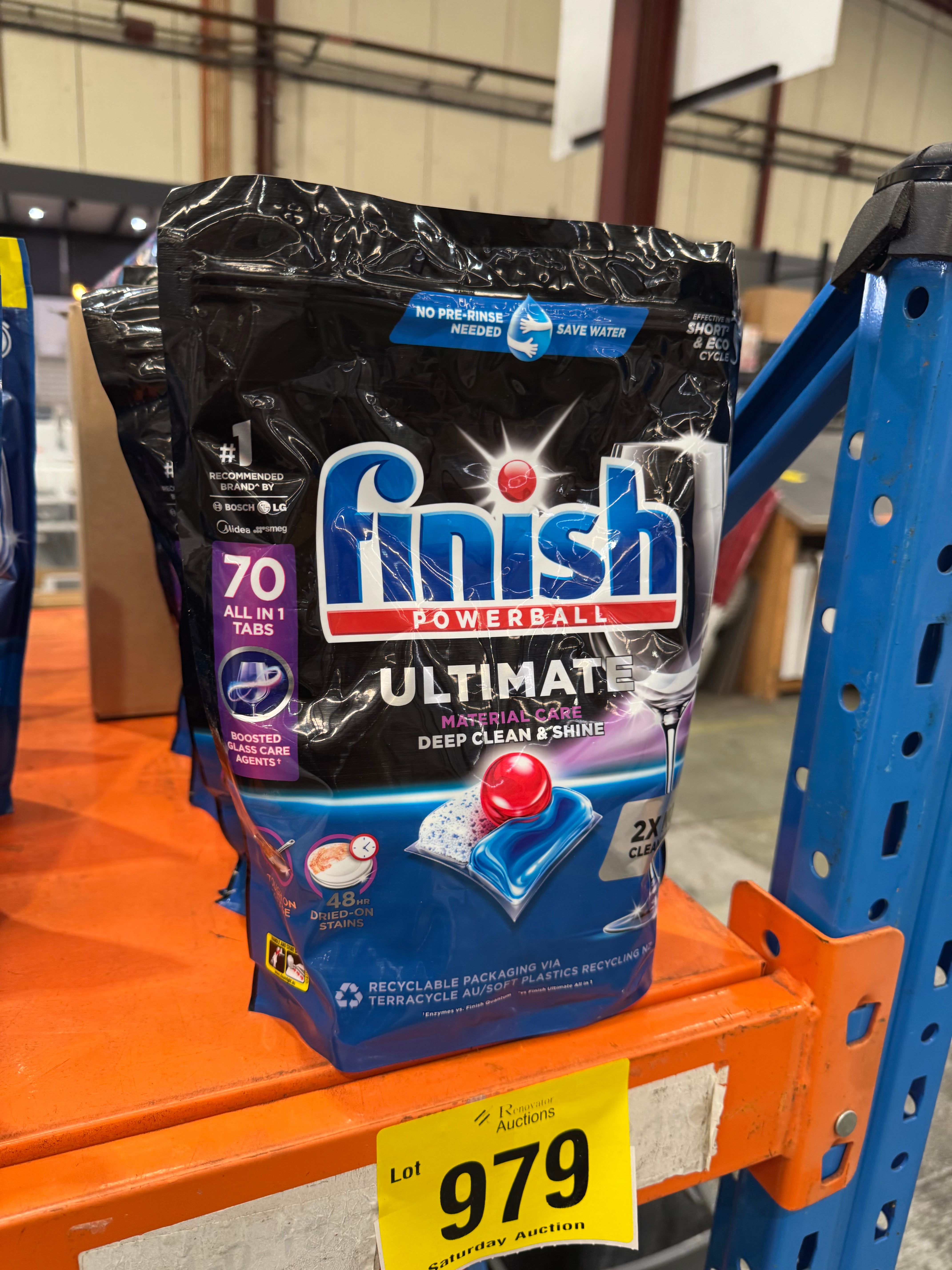 Finish Ultimate Material Care Dishwasher Tablets 70 Pack (Pick up only)