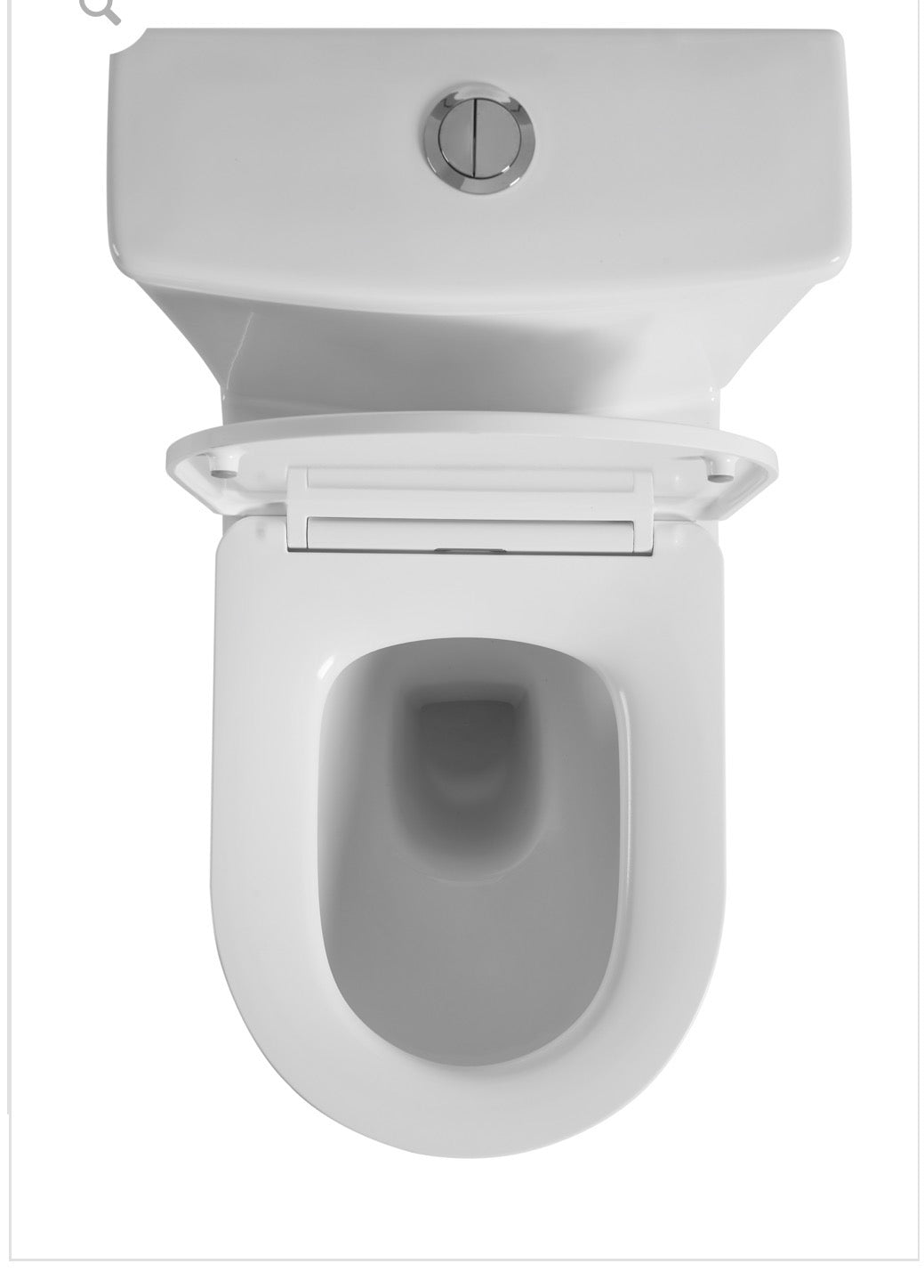 Livis white porcelain rimless toilet suite (Pick up only)