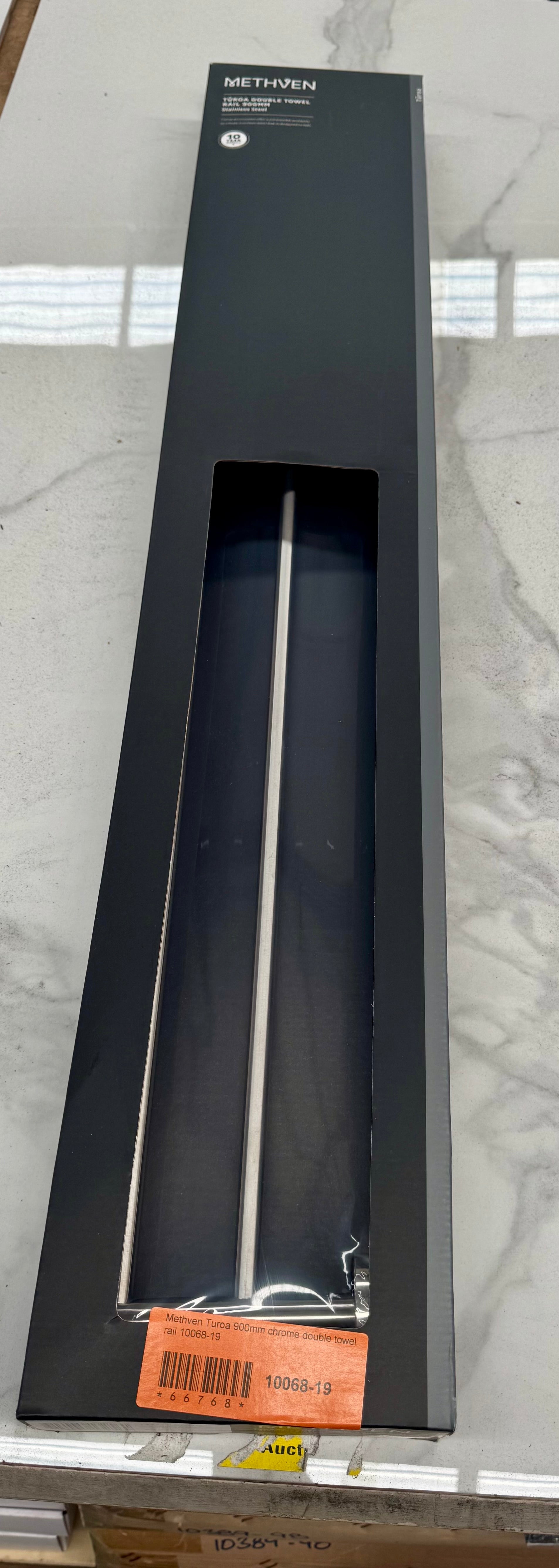 Methven Turoa 900mm chrome double towel rail (Pick up only)