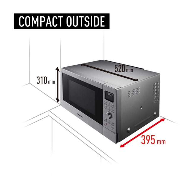 Panasonic NN-CD58JS 27 Litre stainless steel 3 in 1 Convection Microwave