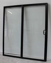 2135x2150mm Black aluminium sliding door (Pick up only).