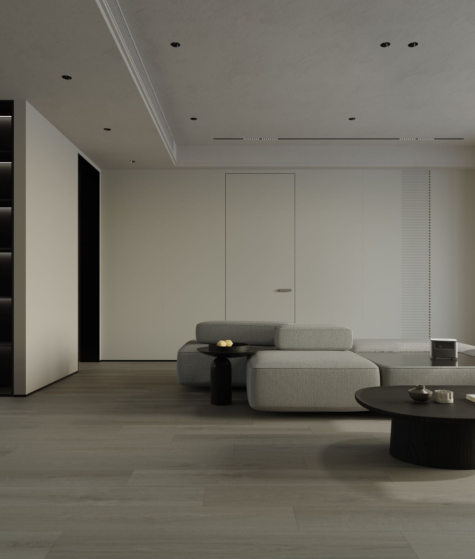 1500x230x8mm Stone Grey Hybrid Flooring $34.50 sqm