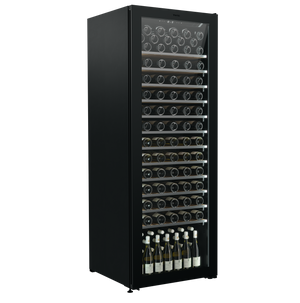 Vintec Black Versatile 180 bottle wine cabinet VWM306PBA-R  