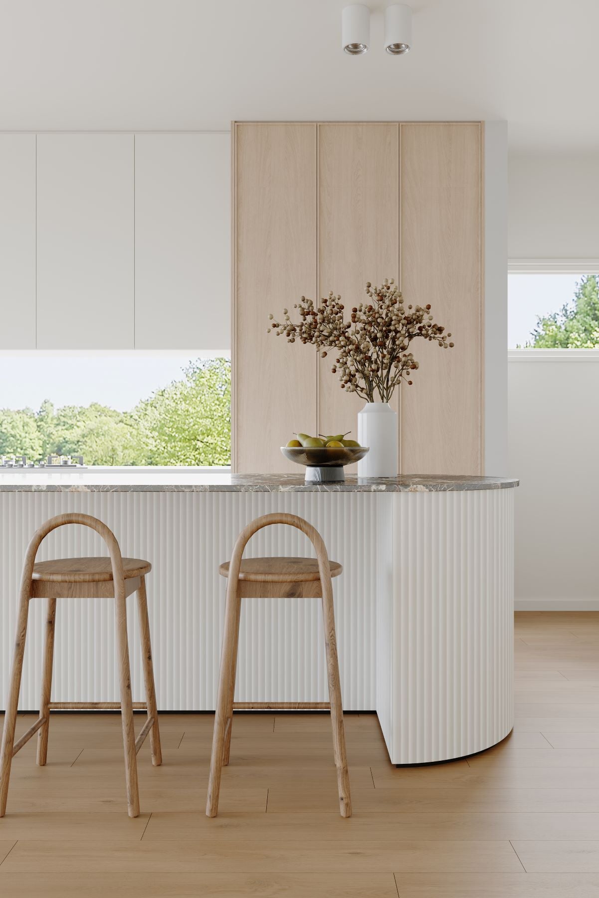1500x230x8mm W White Hybrid Flooring $34.50sqm