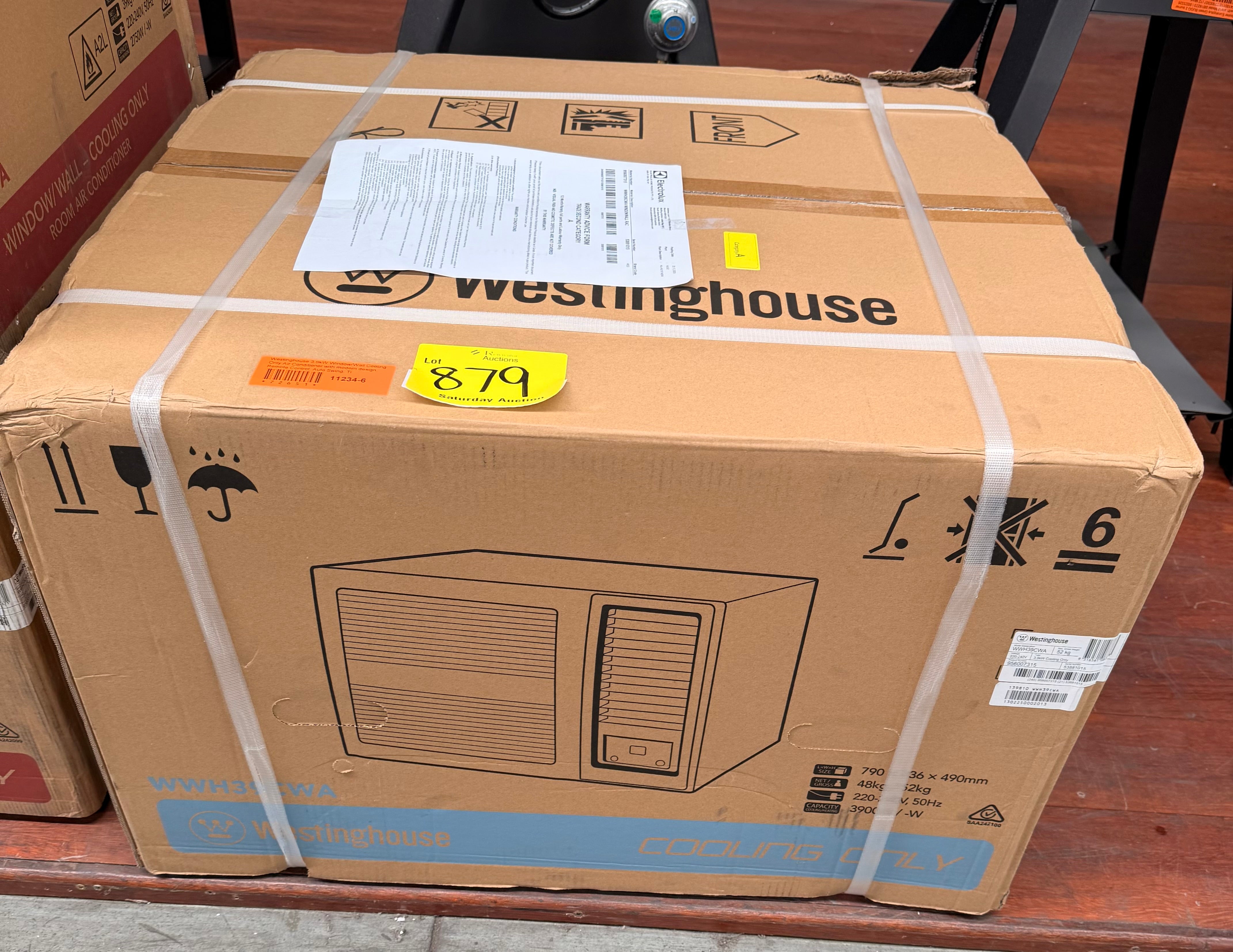 Westinghouse 3.9kW Window/Wall Cooling Only Air Conditioner WWH39CWA (Pick up only)